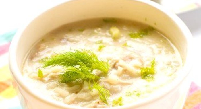 Рисовый суп с курицей