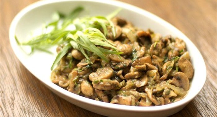 Грибы с тархуном