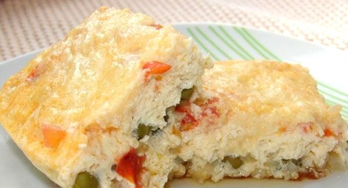 Омлет с сыром в мультиварке