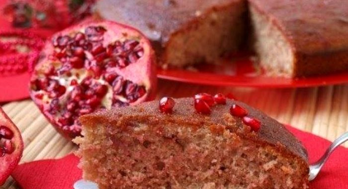 Пирог с гранатовым соком