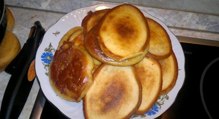 Оладушки на ряженке