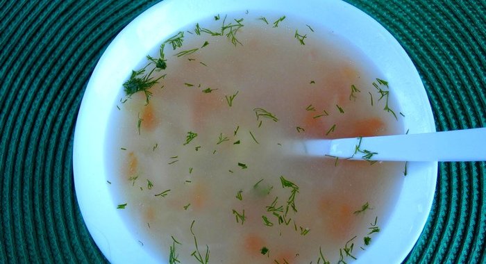 Свежие щи для ребенка