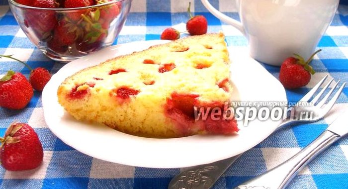 Клубничный пирог