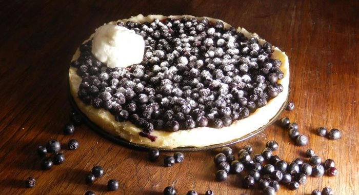 Французский черничный пирог