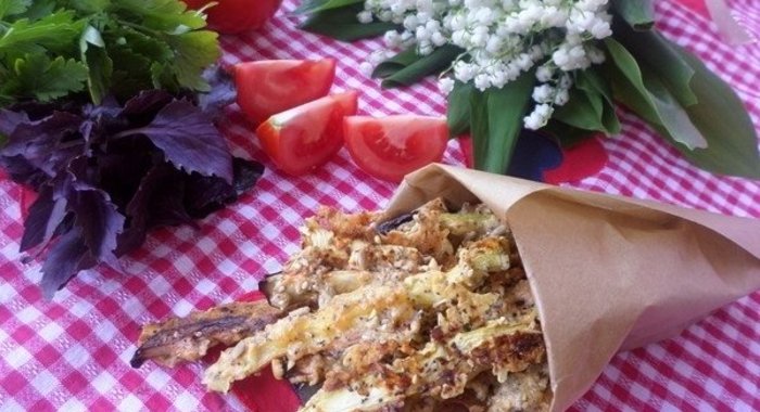 Баклажанные и кабачковые чипсы