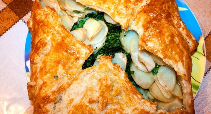 Рыбный пирог с картошкой «Сумка шкипера»