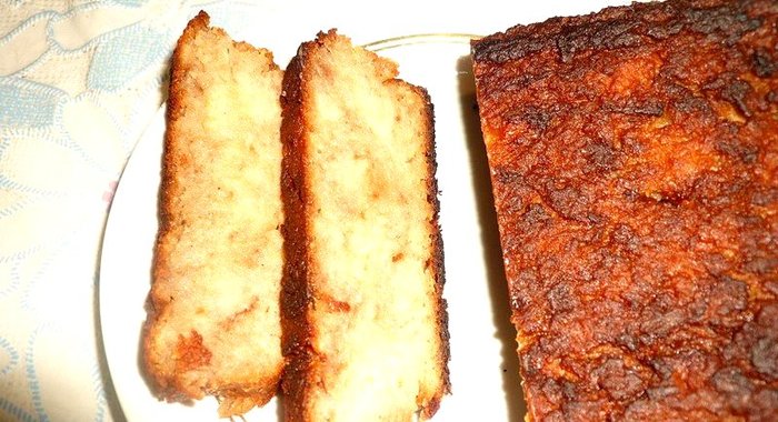 Сладкий картофельный пирог с яблоками