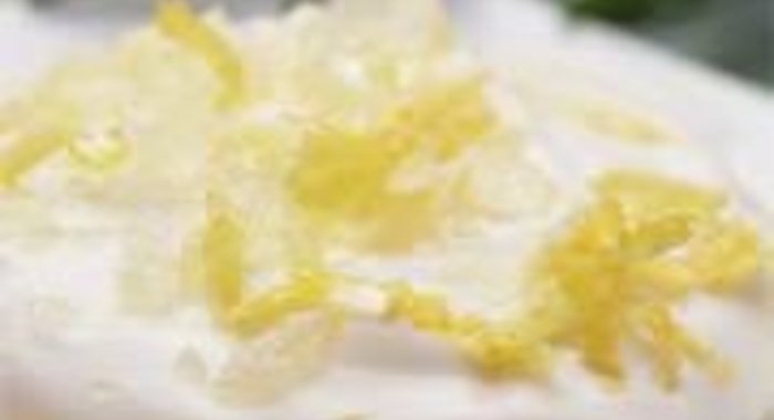 Крем из маскарпоне с лимонными кристаллами