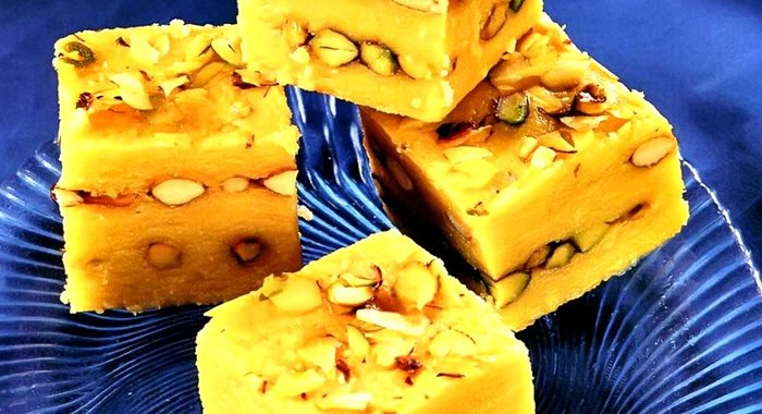 Молочный шербет с арахисом