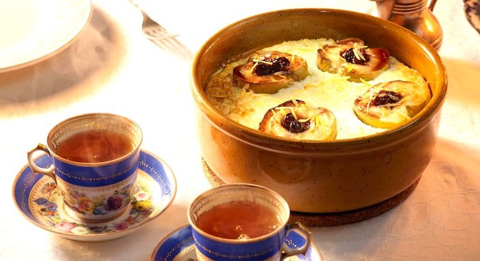 Яблоки с рисом