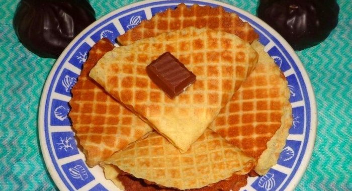 Лимонные вафли