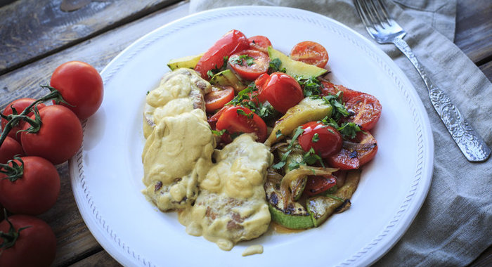 Помидоры с бараньим фаршем