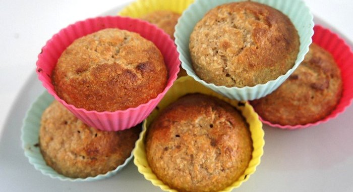 Полезные маффины с бананом