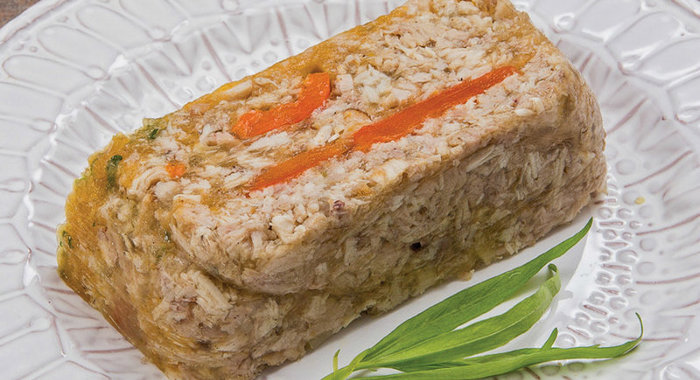 Заливное из кролика со сладким перцем: пошаговый рецепт