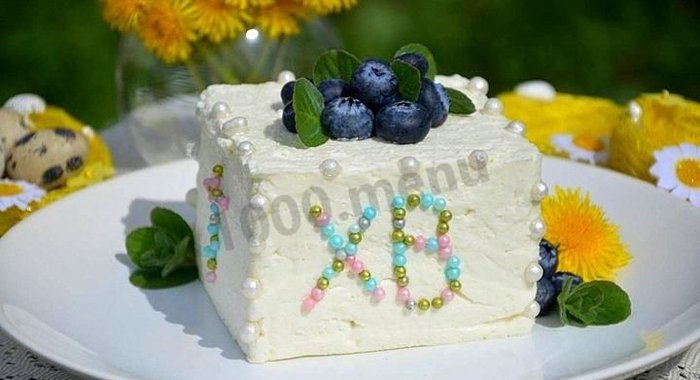 Творожная пасха с маком