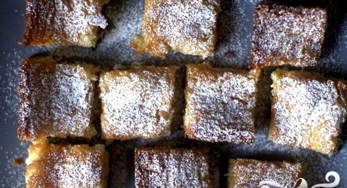 Дрожжевой пирог со сливочной начинкой