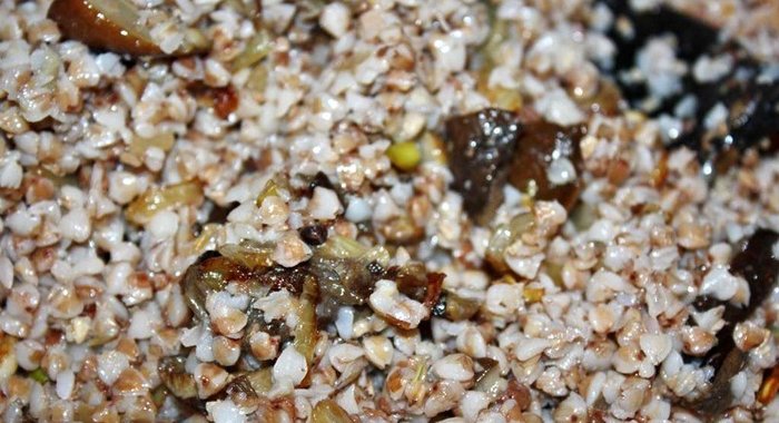 Гречка с грибами