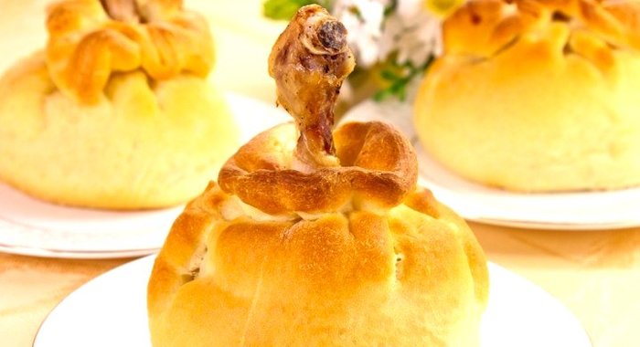 Куриные ножки в мешочке