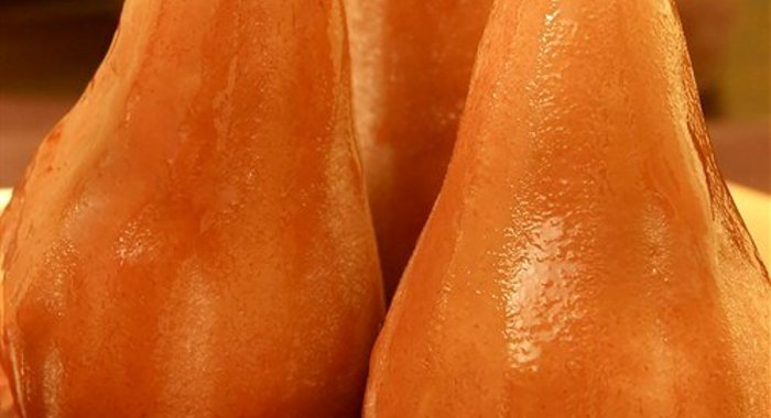 Груши, запеченные в вине марсала