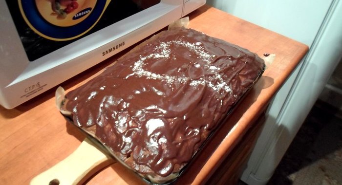 Пирог «Медовый» с шоколадным кремом