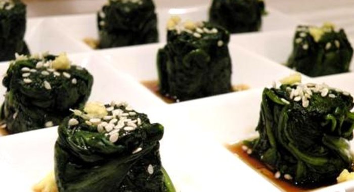 Ошиташи - Отварной шпинат