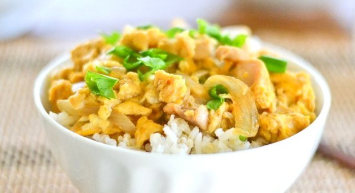 Вок с курицей и рисом