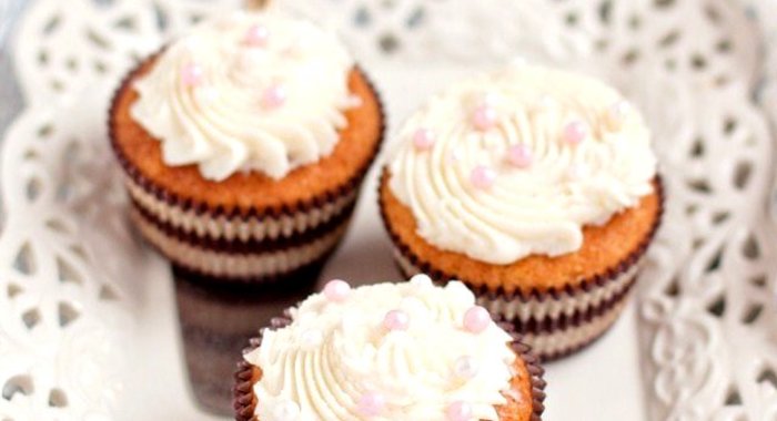 Апельсиновые капкейки