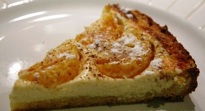 Творожный пирог с мандаринами