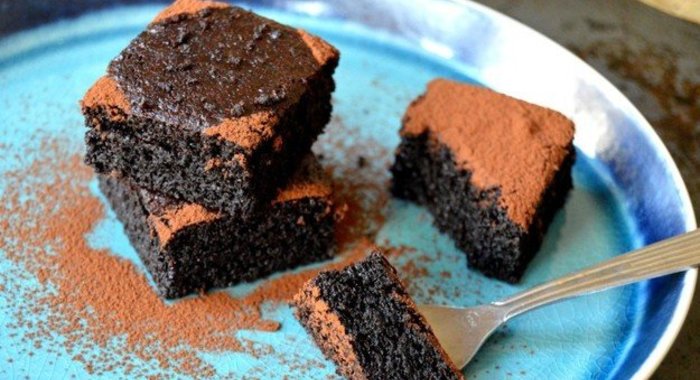 Полезный шоколадный пирог без сахара