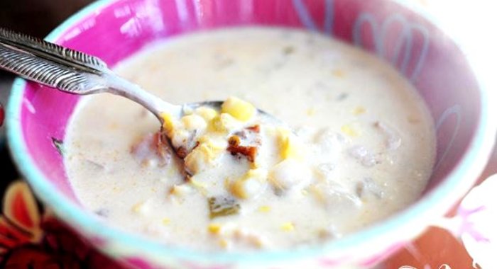 Кукурузный суп с чили