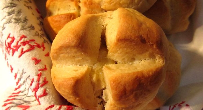 Молочные булочки к завтраку