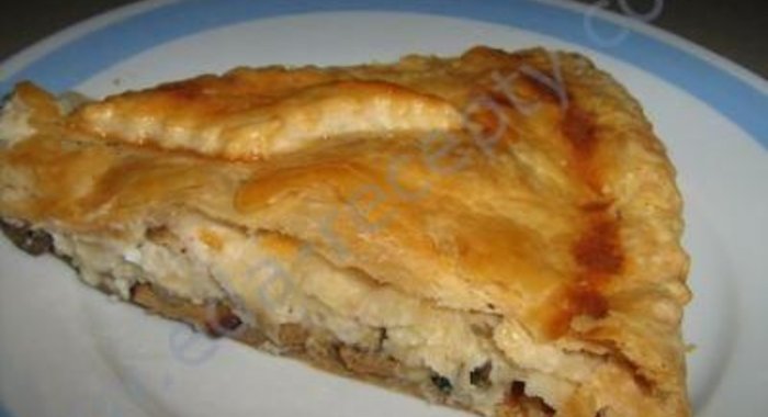 Пирог с грибами