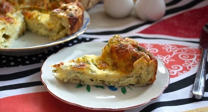 Пирог из лаваша с сыром в духовке