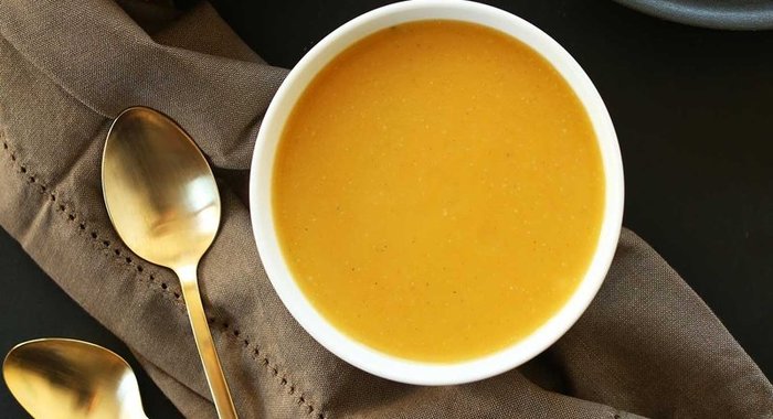 Постный суп из тыквы