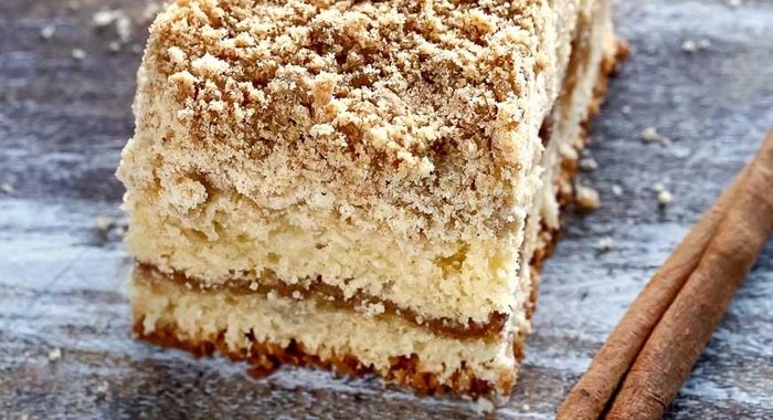 Пирог с корицей и штрейзелем