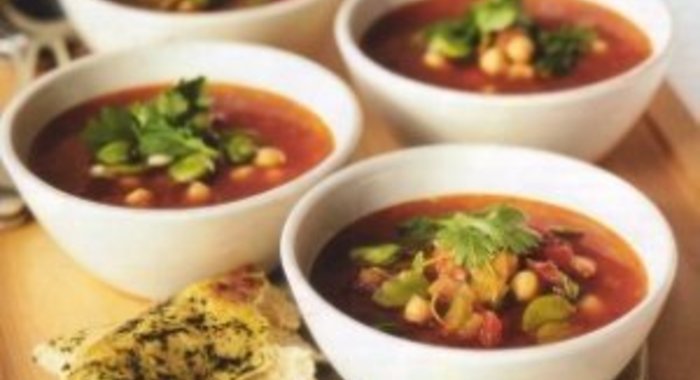 Марокканский суп с нутом