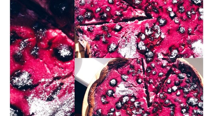 Творожный брауни с черной смородиной «Chocolate Blackcurrant»