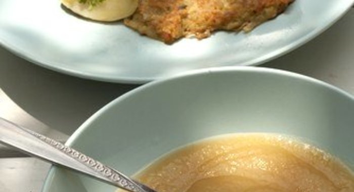 Печеный яблочный соус