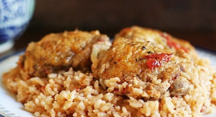 Рис с курицей