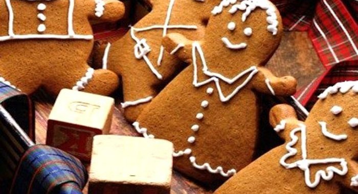 Имбирные человечки с медом