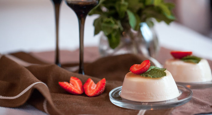 Мятная панакотта