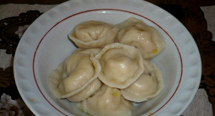 Пельмени с нутом