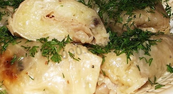 Голубцы с картошкой