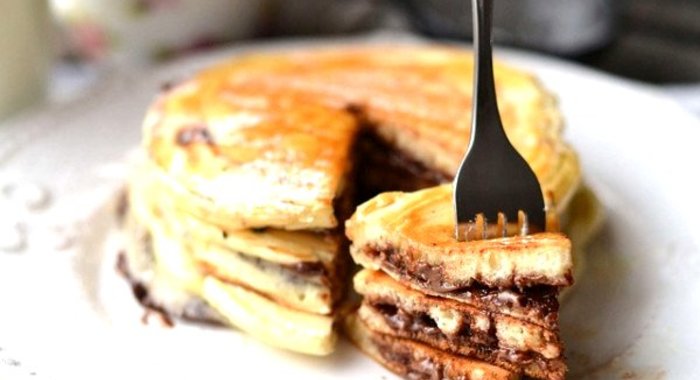 Панкейки с начинкой внутри