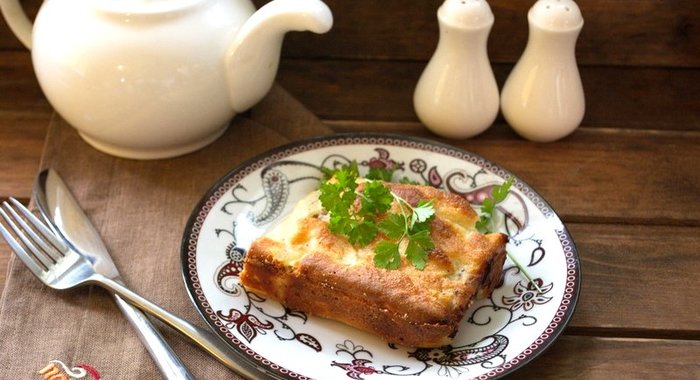 Пирог с курицей и картофелем