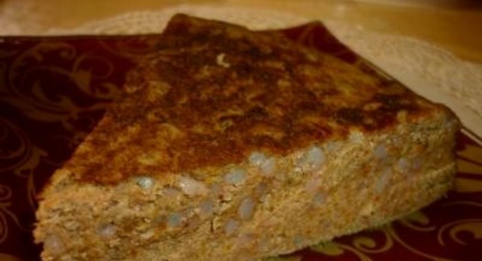 Печеночный пирог в мультиварке