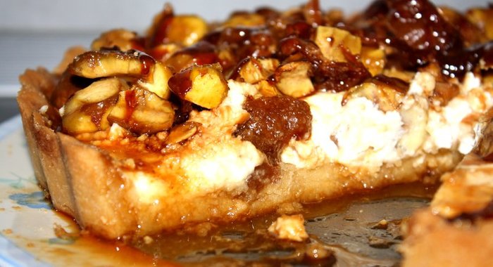 Чизкейк с каштанами