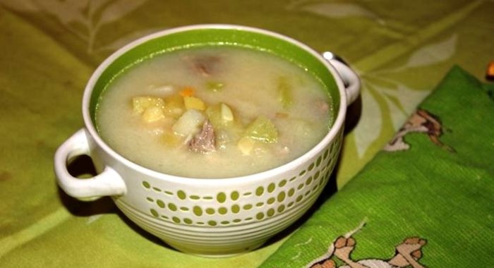 Сливочный суп с картофелем