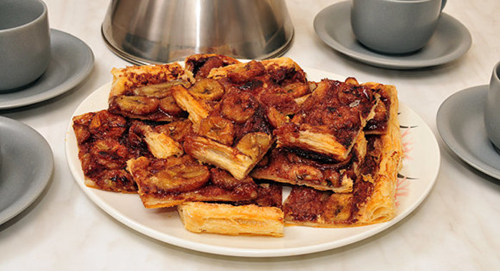 Банановый пирог