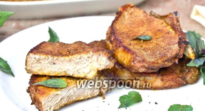 Пикантные свиные стейки